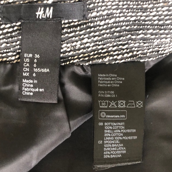 H&M MINI SKIRT TEXTURED. - Picture 6 of 8